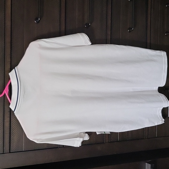 New Izod Slim Fit white polo shirt. - Picture 2 of 6